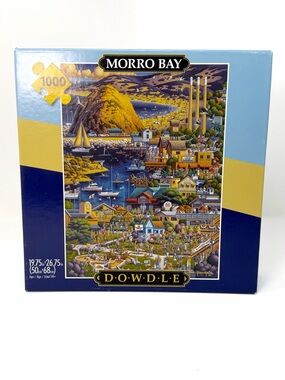 Dowdle Morro Bay Puzzle 1000 Piece Buffalo Games Coastal California Poster